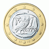 Griekenland 1 Euro Jaartal te selecteren