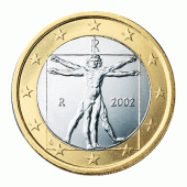 Italië 1 Euro Jaartal te selecteren