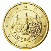 Slowakije 50 cent Jaartal selecteren