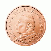 Vaticaanstad 5 cent Paus Johannes Paulus II Jaartal selecteren
