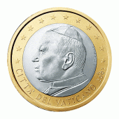 Vaticaanstad 1 euro Paus Johannes Paulus II Jaartal selecteren