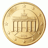 Duitsland 50 Eurocent J = Hamburg