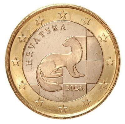 Kroatië 1 Euro Jaartal te selecteren