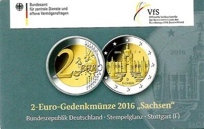 Duitsland 2 Euro 2016 