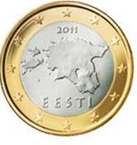 Estland 1 Euro Jaartal te selecteren