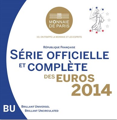 Frankrijk BU-set 2014