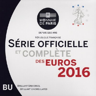 Frankrijk BU-set 2016