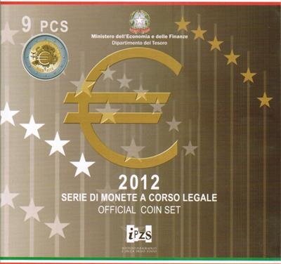 Italië BU-Set 2012 met bijzondere 2 euromunt 