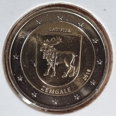 Letland 2 euro 2018 