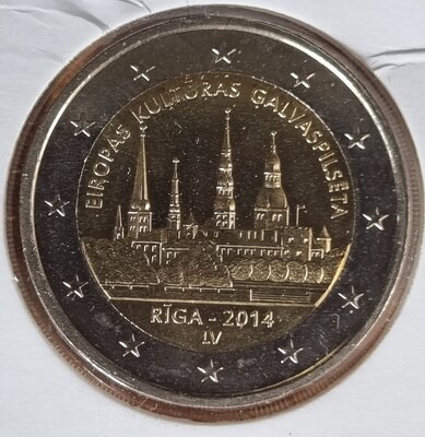 Letland 2 euro 2014 
