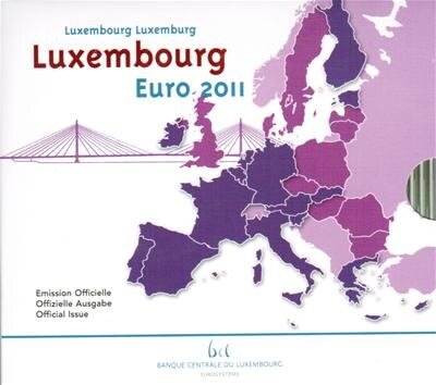 Luxemburg BU-Set 2011 met bijzondere 2 euromunt 