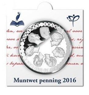 Nederland penning 2016 