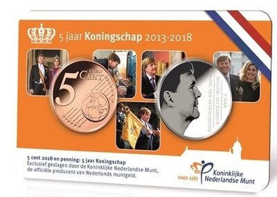 Nederland 5 cent 2018 