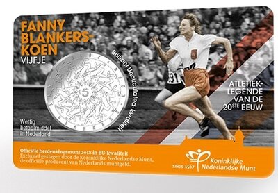 Nederland 5 euro 2018 