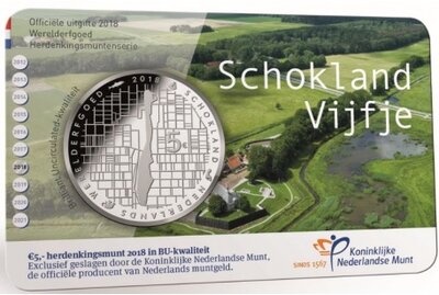 Nederland 5 euro 2018 