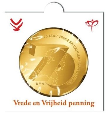 Nederland penning in munthouder 2015 