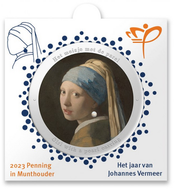 Nederland penning in munthouder 2023 