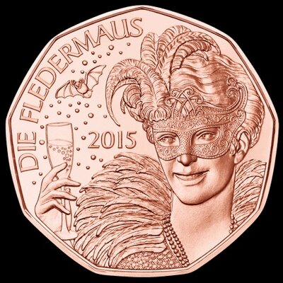 Oostenrijk 5 euro 2014 