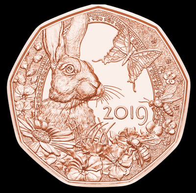 Oostenrijk 5 euro 2019 