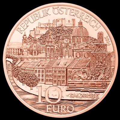 Oostenrijk 10 euro 2014 