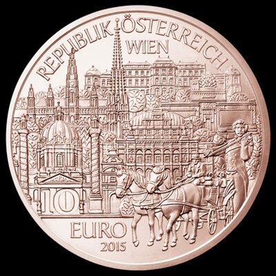 Oostenrijk 10 euro 2015 