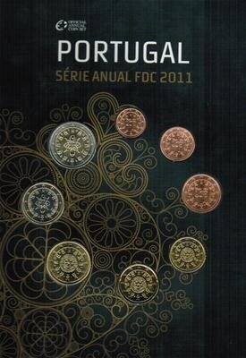 Portugal FDC-set 2011, met normale 2 euromunt