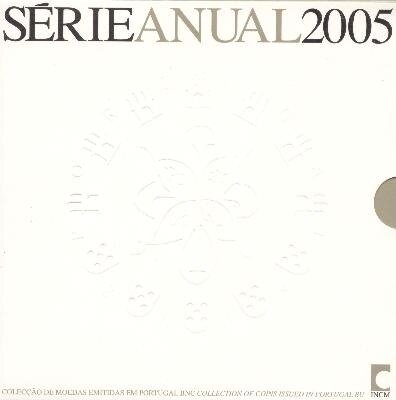 Portugal BU-set 2005, met normale 2 euromunt