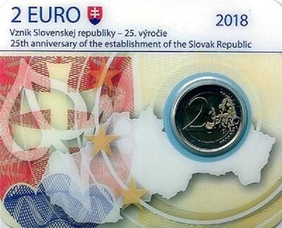 Slowakije 2 euro 2018 