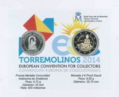 Spanje 2 euro 2014 