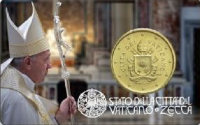 Vaticaanstad 2022 Coincard No 13, BU