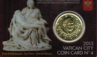 Vaticaanstad 2013 Coincard No 4, BU