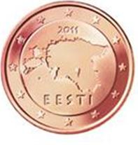 Estland 1 Cent Jaartal te selecteren