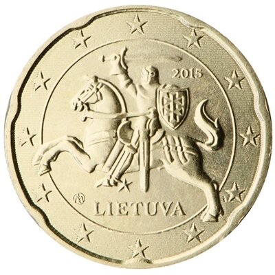 Litouwen 20 Cent Jaartal te selecteren