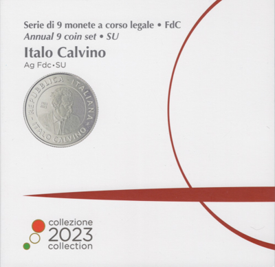 Italië BU-Set 2023 met 5 euromunt 
