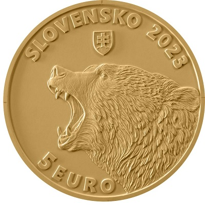 Slowakije 5 euromunt 2023 