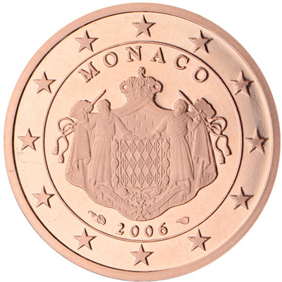 Monaco 5 cent Jaartal te selecteren Albert II