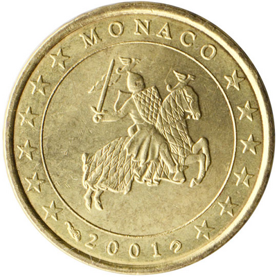 Monaco 10 cent Jaartal te selecteren Reinier III
