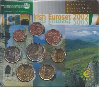 Ierland BU-Set 2002 uitgave KNM