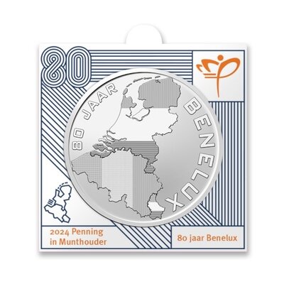 Nederland penning in munthouder 2024 