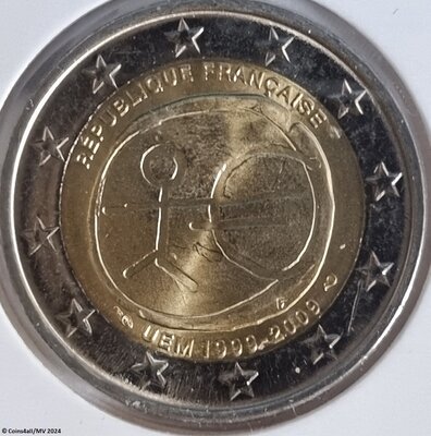 Frankrijk 2 Euro 2009 