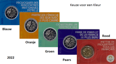 Frankrijk 2 Euro 2022 