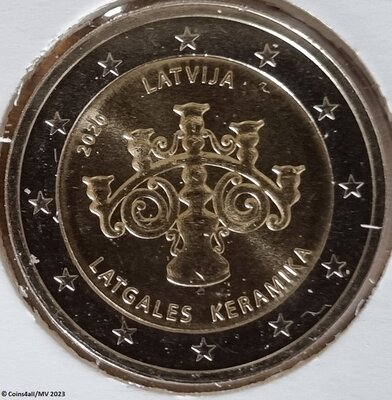 Letland 2 euro 2020 