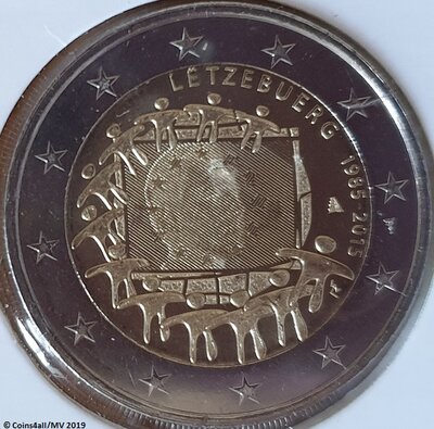 Luxemburg 2 Euro 2015 