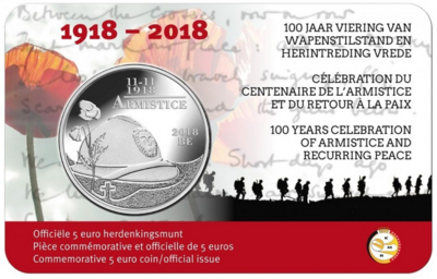 België 5 Euro 2018 