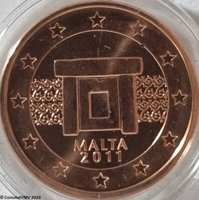 Malta 5 cent Jaartal te selecteren