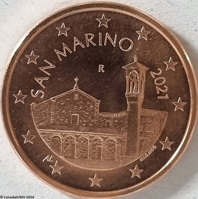 San Marino 5 cent Jaartal selecteren