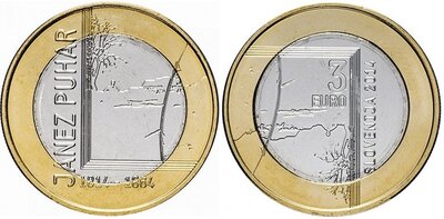Slovenië 3 Euro 2014 