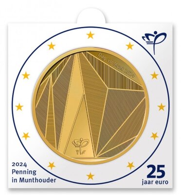 Nederland penning in munthouder 2024 