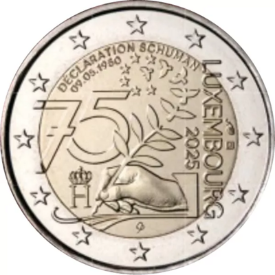 Juli 2025: Luxemburg 2 Euro 2025 