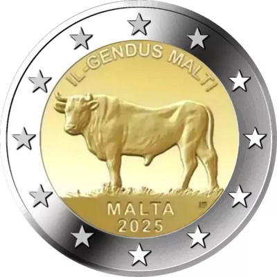 Mei 2025: Malta 2 Euro 2025 